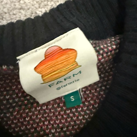 Farm Rio Multicolor Patterned Knit Sweater - Picture 2 of 4